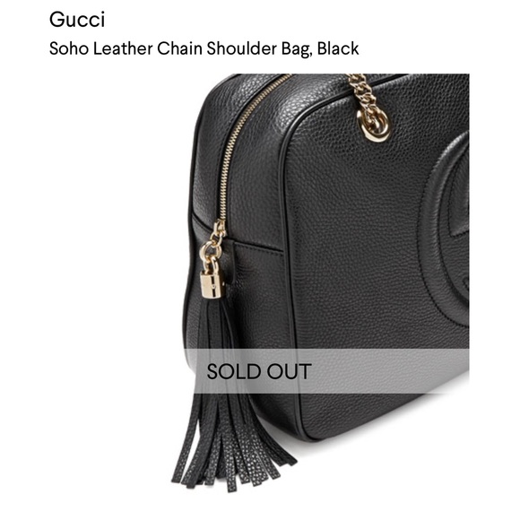 Authentic and Brand New Gucci Soho Chain Shoulder Handbag - Picture 13 of 13